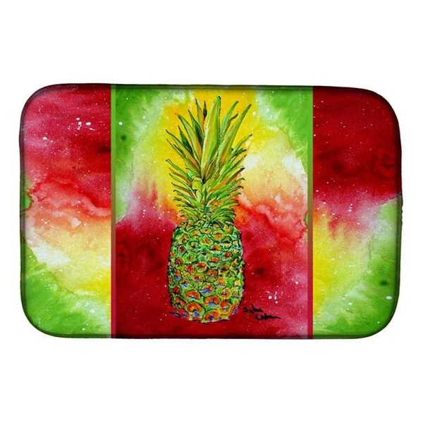Carolines Treasures Carolines Treasures 8395DDM Pineapple Dish Drying Mat 8395DDM - main